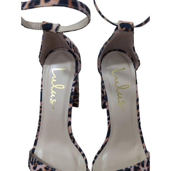 Lulu's Wild Leopard Sandals - Picture 7 of 10